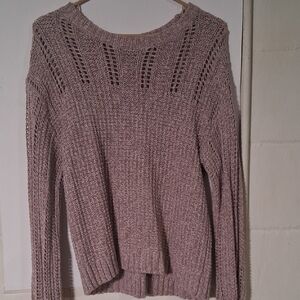 American Eagle Outfitters Dusty Pink Knit Sweater